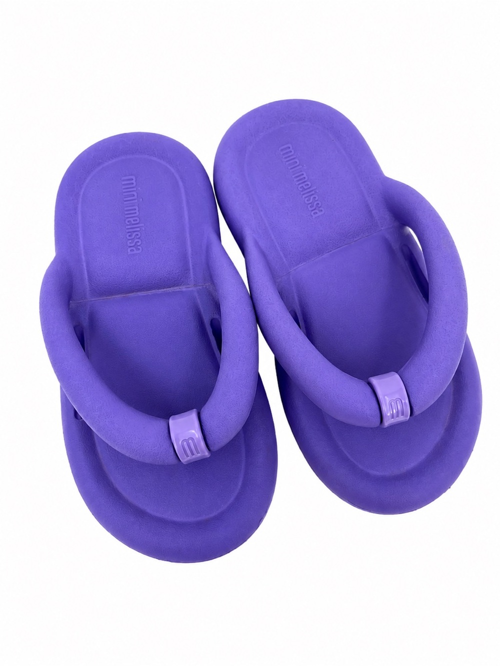 Melissa Free Platform II flip flops in lilac 12 girl purple waterproof puffy